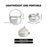 Firemaple - Nimbus 1.2L aluminum  **Only teapot - غوري فقط**