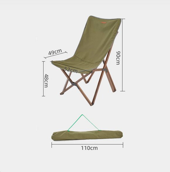 Blackdeer - NATURE Beech Folding Chair **Larg**