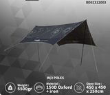 Blackdeer - CAMPING CANOPY TARP WITH POLES