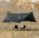 Blackdeer - CAMPING CANOPY TARP WITH POLES