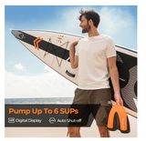 Flextail - MAX SUP PUMP - مضخة هواء لاسلكية قابلة لإعادة الشحن بقدرة 20 رطل لكل بوصة مربعة للطائرات الورقية والطائرات الورقية **البطارية - يعاد شحنه**