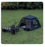 Blackdog - Automatic Tent Black Coating Two Doors **With Mat**