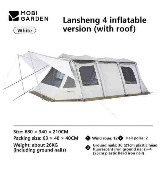 Mobigarden - Lansheng 3/4 Inflatable Tents