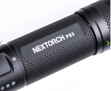 NEXTORCH - P83 Rechargeable LED Torch with 360° Warning Light Function + Emergency Glass Breaker