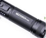 NEXTORCH - P83 Rechargeable LED Torch with 360° Warning Light Function + Emergency Glass Breaker