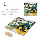 Picnic Blanket Camping Mat Portable 4-10 Person