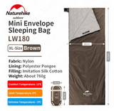 Naturehike Small Light Envelope Type Cotton Sleeping Bag