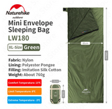 Naturehike Small Light Envelope Type Cotton Sleeping Bag