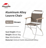 aluminum alloy louvre chair