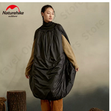 Functional warm goose down skirt