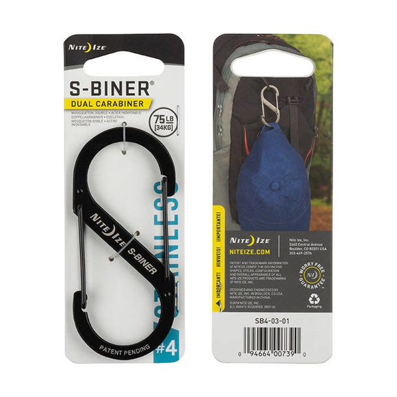 Nite-Ize - S-BINER® STAINLESS STEEL DUAL CARABINER #4